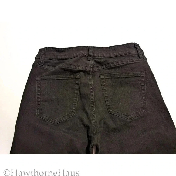 WILD FABLE Black High Rise Skinny Distressed Jeans Size 0 Stretch - Picture 5 of 9